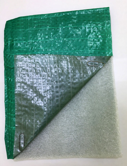 Утепленный тент тарпаулин 120 г/м2 - 10x15м